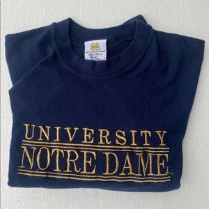 authentic university of notre dame t-shirt